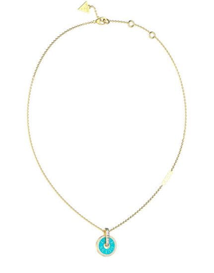 Guess Modna pozlačena ogrlica Love Guess JUBN04077JWYGTQT/U