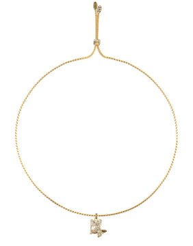 Guess Ogrlica iz nežnega pozlačenega jekla Chrysalis JUBN04097JWYGT/U