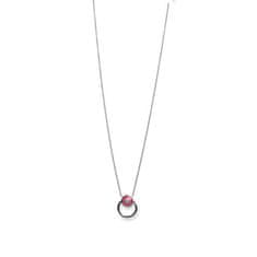 Oliver Weber Elegantna srebrna ogrlica Apricus 61290 PIN (verižica, obesek)