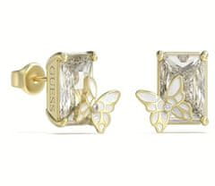 Guess Igrivi pozlačeni uhani Chrysalis JUBE04099JWYGT/U