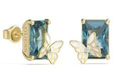 Guess Igrivi pozlačeni uhani Chrysalis JUBE04095JWYGABT/U