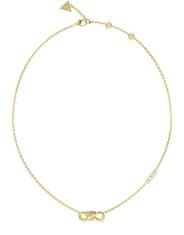 Guess Očarljiva pozlačena ogrlica Modern Love JUBN04010JWYGT/U