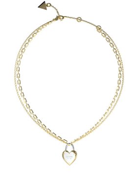 Guess Ženska dvojna ogrlica All You Need is Love JUBN04208JWYGRHT/U