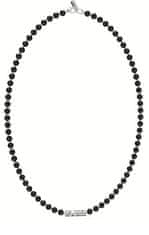 Guess Ogrlica iz perl v ostrem slogu JUMN04058JWSTBKT/U