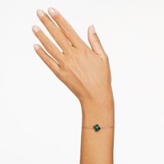 Swarovski Decentna pozlačena zapestnica Four Leaf Idyllia 5666585