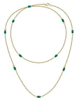 Morellato Dvojna pozlačena ogrlica iz perl Colori SAXQ01