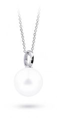 Cutie Jewellery Eleganten obesek iz belega zlata iz pristnih biserov Z3029-40-C4-X-2
