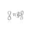Srebrni uhani Infinity AGUP3498