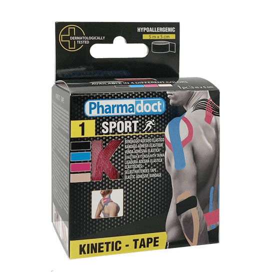 Pharmadoct kineziološki trak, roza, 5cm x 5m