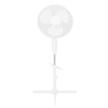 Aga Stoječi ventilator 40 cm Beli