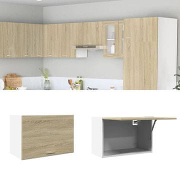 Vidaxl vidaXL Stenska omarica sonoma hrast 60x31x40 cm iverna plošča
