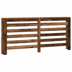 Vidaxl Pokrov za radiator starinski les 175x20x82 cm inženirski les