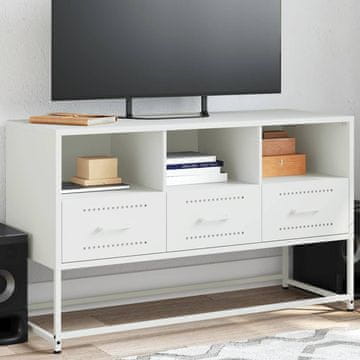 Vidaxl vidaXL TV stojalo belo 100,5 x 39 x 60,5 cm jeklo