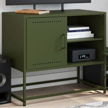 Vidaxl vidaXL TV stojalo gorčično rumeno 100,5 x 39 x 60,5 cm jeklo