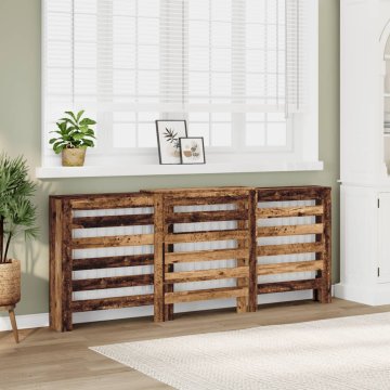 shumee Pokrov za radiator starinski les 205x21,5x83,5cm inženirski les