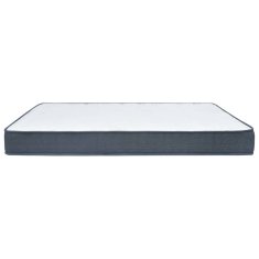 Vidaxl Box spring vzmetnica 160x80x20 cm srednje mehka blago