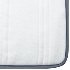 Vidaxl Box spring vzmetnica 190x140x20 cm srednje mehka blago