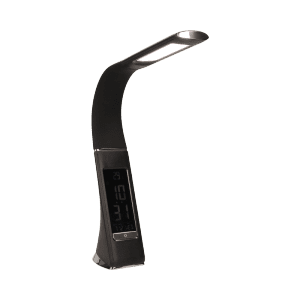 Orno DOLOMIT LED 5W, namizna svetilka z budilko, 300lm, 4000K, črna