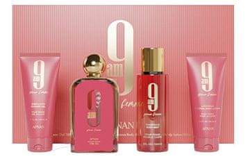 9AM Pour Femme - EDP 100 ml + gel za tuširanje 100 ml + telo mist 150 ml + losjon za telo 100 ml