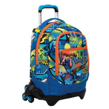 Seven Šolska torba na 3 kolesih Seven Sphere Ful Boy