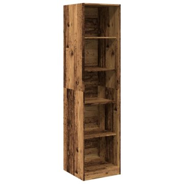 Vidaxl Garderobna omara starinski les 50x50x200 cm inženirski les