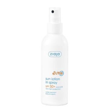 Ziaja Vlažilni losjon za sončenje SPF 50+ (Sun Lotion In Spray) 170 ml