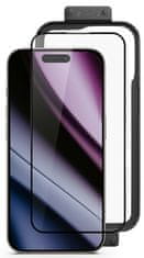 EPICO ImpactBuffer 3D zaščitno steklo z okvirjem za namestitev iPhone 16 (90812151300010)