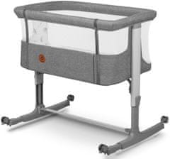 Lionelo Aurora postelja, 3v1, siva (Grey Concrete)