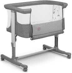 Lionelo Aurora postelja, 3v1, siva (Grey Concrete)