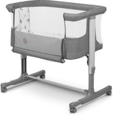 Lionelo Aurora postelja, 3v1, siva (Grey Concrete)