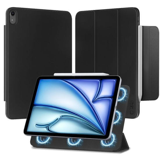 Tech-protect Smartcase Magnetic ovitek za iPad Air 10.9'' 4-5gen 2020-2022 / 11'' 6gen 2024, črna