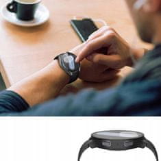 Tech-protect Defense 360 ovitek z zaščitnim steklom za Samsung Galaxy Watch 7 (44mm), črna