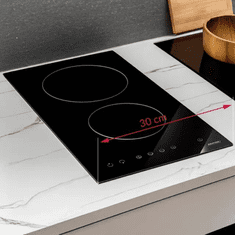 MPM Kuhalna plošča 30-VCB-22/Y, steklokeramična, 2 kuhališča, 3000W