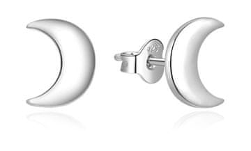 MOISS Fit srebrni uhani Moon E0002339