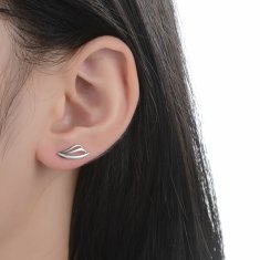 MOISS Elegantni srebrni uhani E0002441