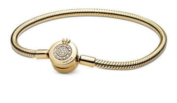 Pandora Luksuzna zapestnica s krono Shine 569046C01