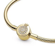 Pandora Luksuzna zapestnica s krono Shine 569046C01 (Dolžina 19 cm)