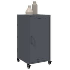 Vidaxl Komoda antracitna 36x39x72 cm jeklo