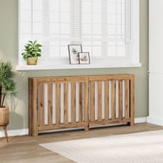 Vidaxl Pokrov za radiator hrast 175x20x82 cm inženirski les