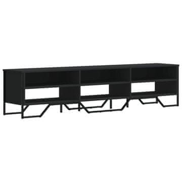 Vidaxl TV omarica črna 180x34x41 cm inženirski les