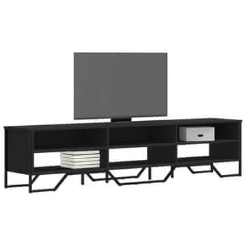 Vidaxl vidaXL TV omarica črna 180x34x41 cm material na osnovi lesa