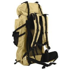 Vidaxl Pohodniški nahrbtnik kaki 80 L tkanina oxford