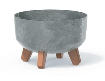 Frog GRACIA LOW BETON 3v1 samovlagalna plastika d29x18cm, svetlo siva