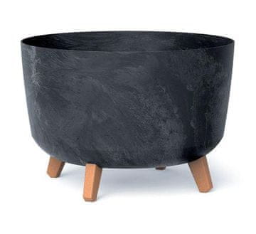 GRACIA MEDIUM BETON 3v1 žabica za samooskrbo d39x27cm, antracit