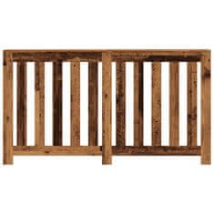 Vidaxl Pokrov za radiator starinski les 149x20x82 cm inženirski les