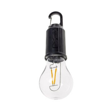 CT Polnilna LED svetilka v obliki žarnice s karabinom 3000K USB-C