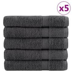 shumee Premium brisače za savno 25kos antracit 80x200cm 600g/m2 bombaž