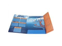 STARPAK Hot Wheels LAMINIRANA šolska mapa A4 z elastičnim trakom za dečka, UČNI PRIPOMOČKI: tablice za množenje STARPAK