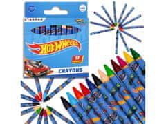 STARPAK Hot Wheels voščenke, šolske voščenke 12 barv 