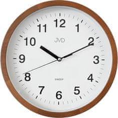 JVD Nástěnné hodiny s tichým chodem NS19019/11 (Barva Brown)